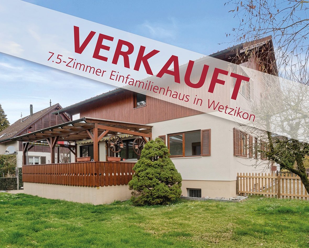 Freistehendes 7.5-Zimmer-Generationenhaus in Wetzikon ZH